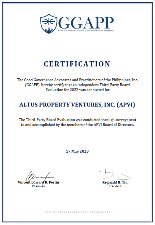 GGAPP certification 2022